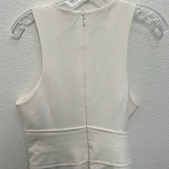 Cinq a Sept Cassaleigh Tie Waist Dress Ivory - Picture 4 of 4